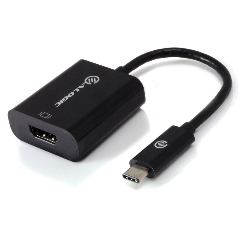 ALOGIC 10cm USBC to HDMI Adapter with 4K2K Support Black